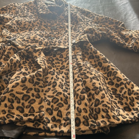 NWT Madden Girl Brown/Black Leopard Print Coat Size 3X - Picture 9 of 14